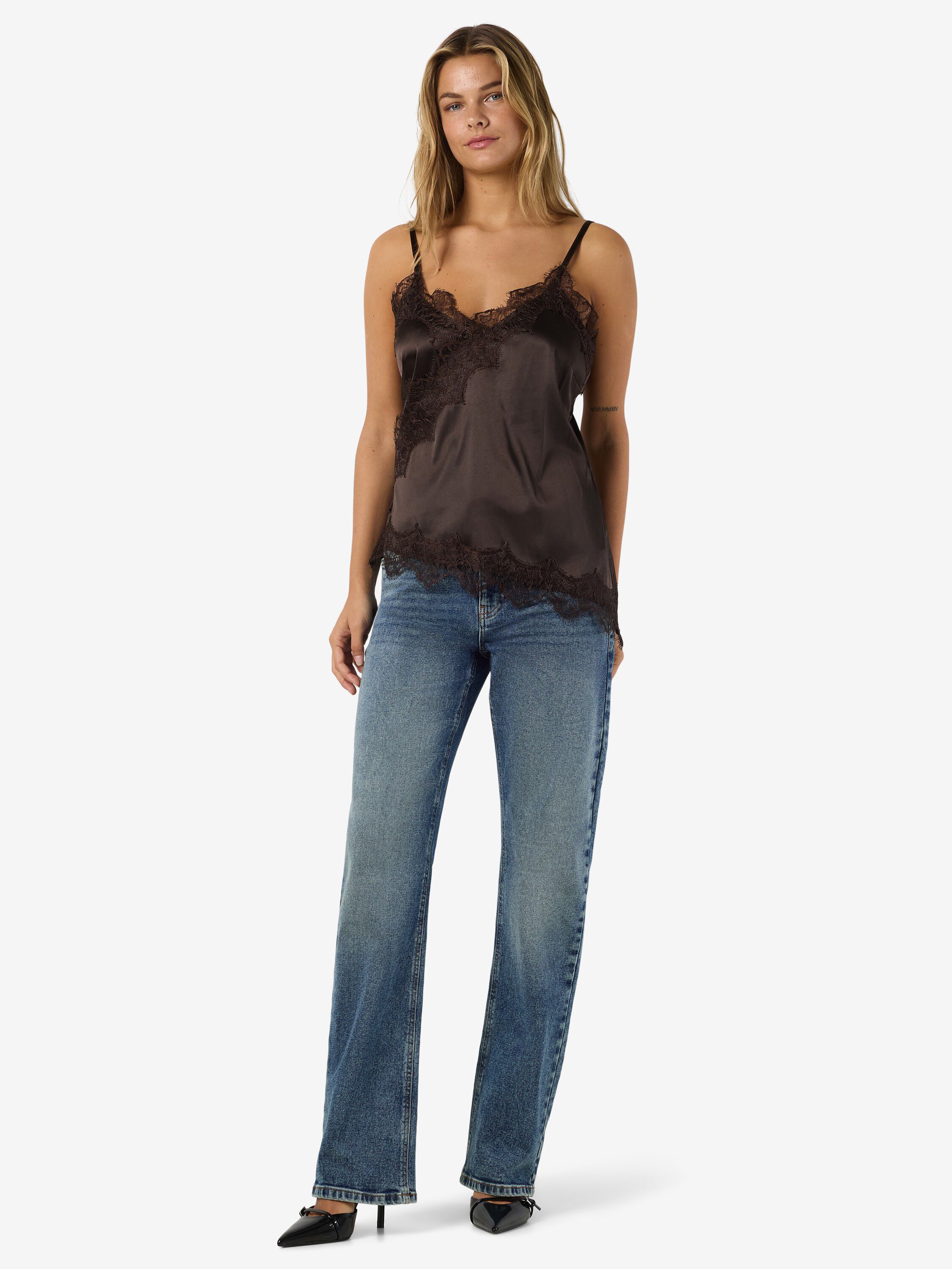 Nmsofie S/L satengtopp