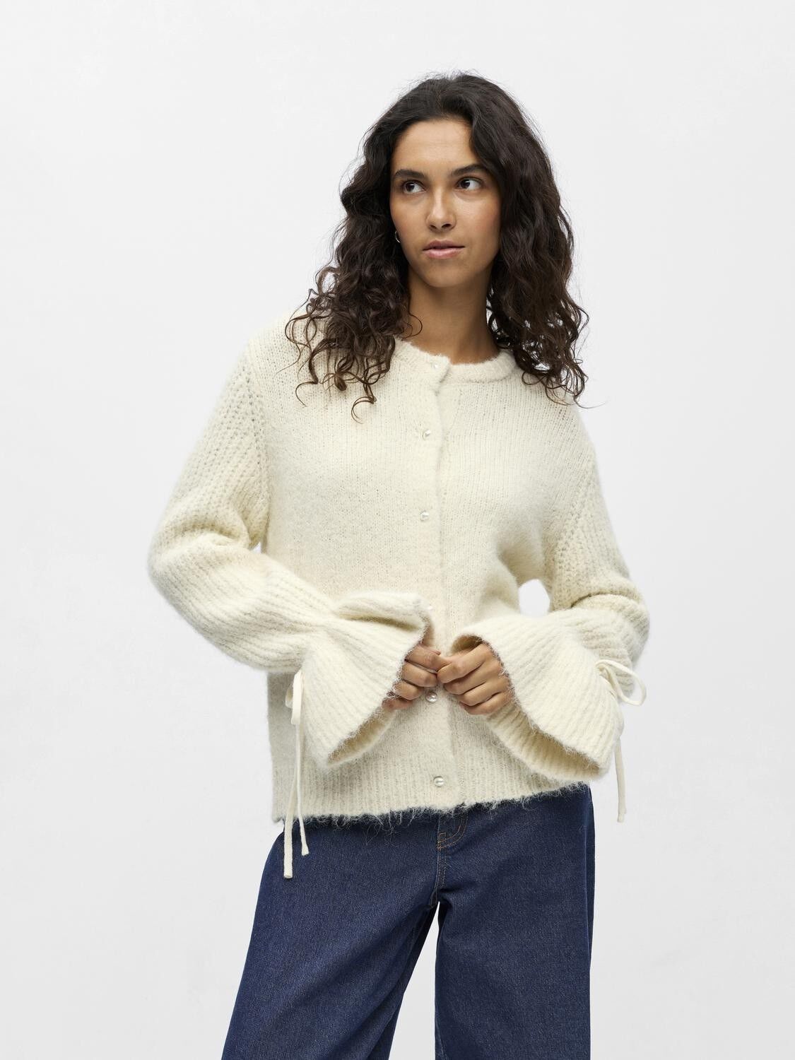 OBJSALIKA L/S RE KNIT CARDIGAN 142