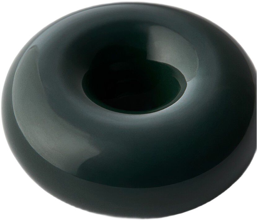 BOB CANDLE HOLDER, SMALL, DARK GREE