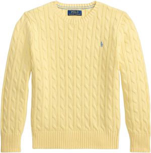 Cable-Knit Cotton Sweater Teens