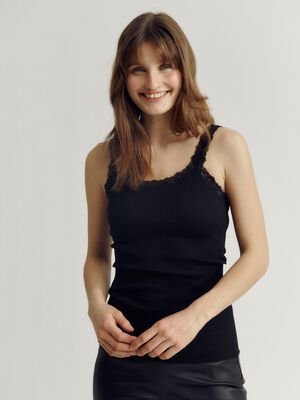 RWBabette Silk SL Deep Back Lace Top