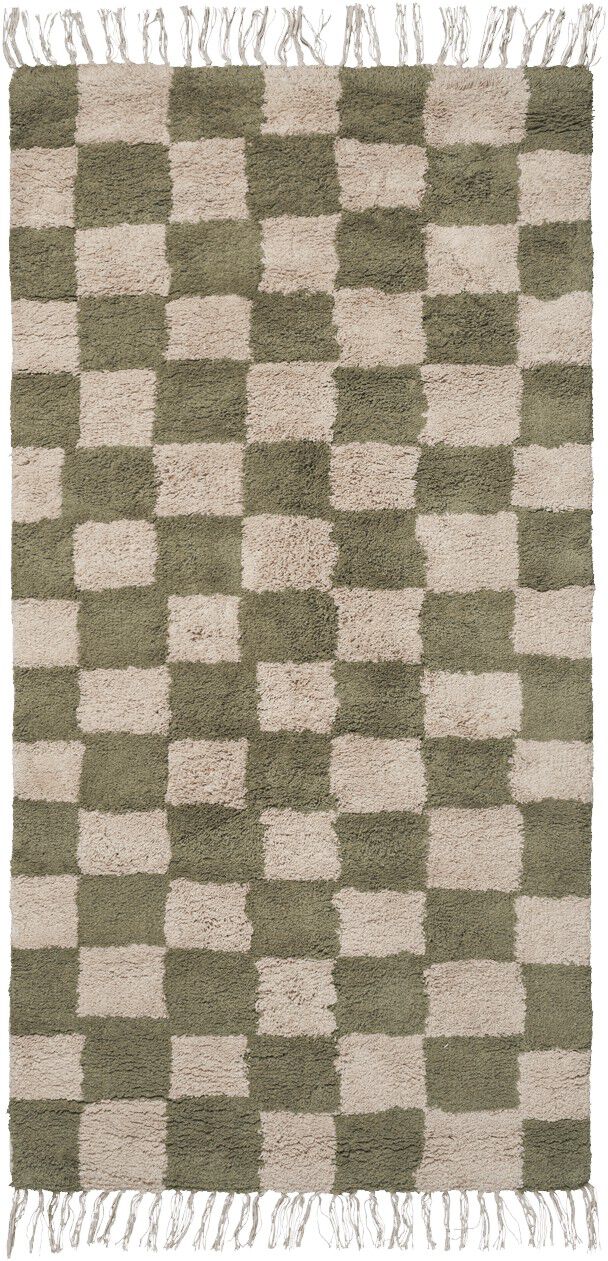 Mara Washable Rug - Elm Green/Warm Sand