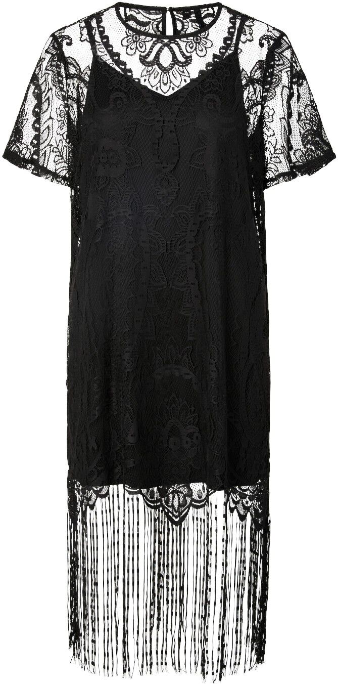 Pcclair Ss Short Lace Tassels Dress Kca