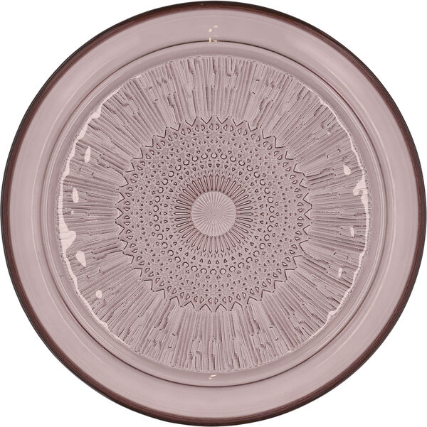 Glasstallerken Kusintha 25 cm Pink