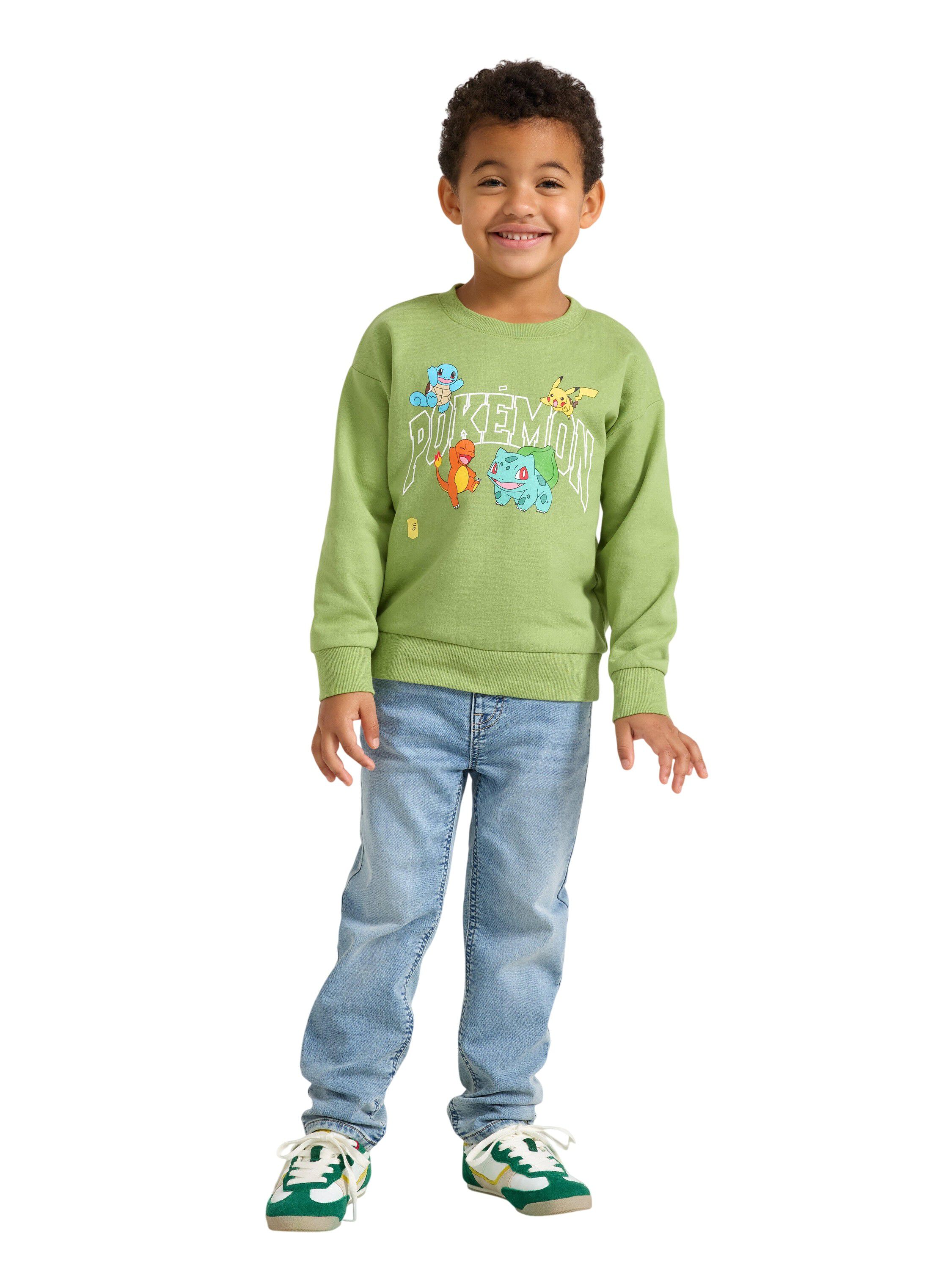 Sweatshirt with brushed inside and