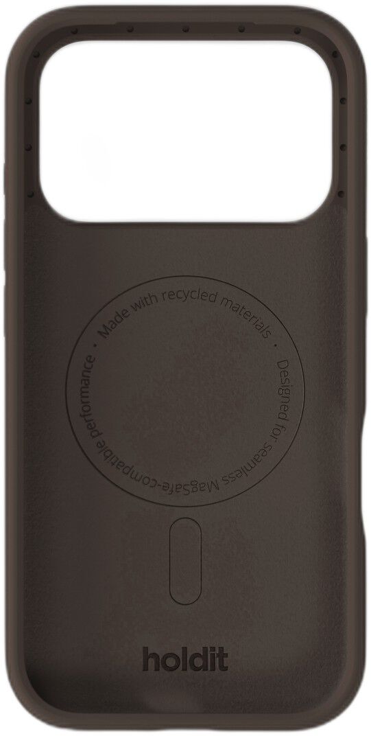 Silicone Case MagSafe Compatible iPhone 17 Pro Chocolate
