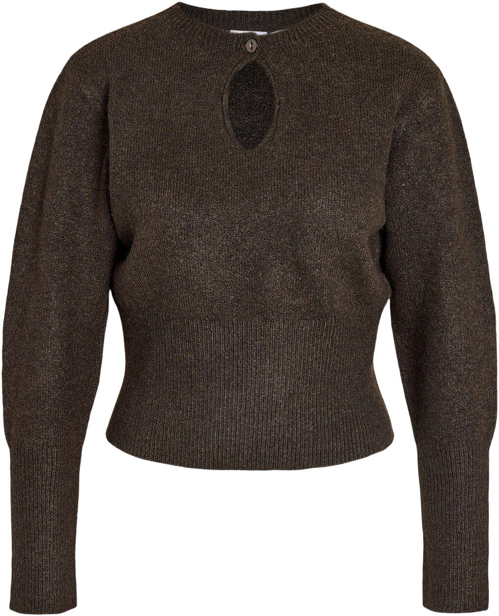 Nmsloan L/S O-Neck Keyhole Knit
