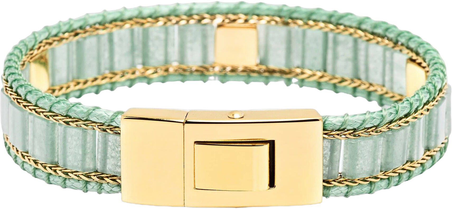 Green Aventurine Stud Bracelet