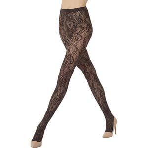Infinite Rose Net Tights