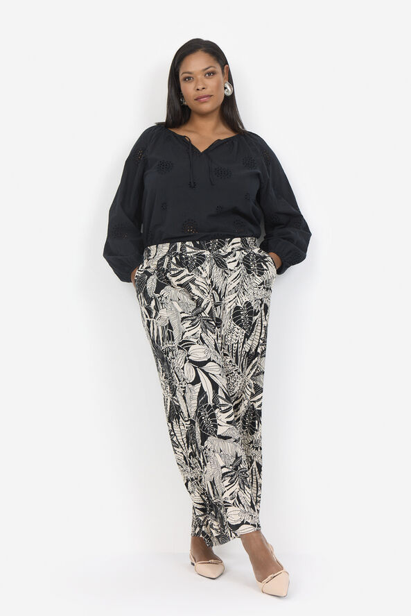 Curvy WA-GIT 1 Bluse Sort