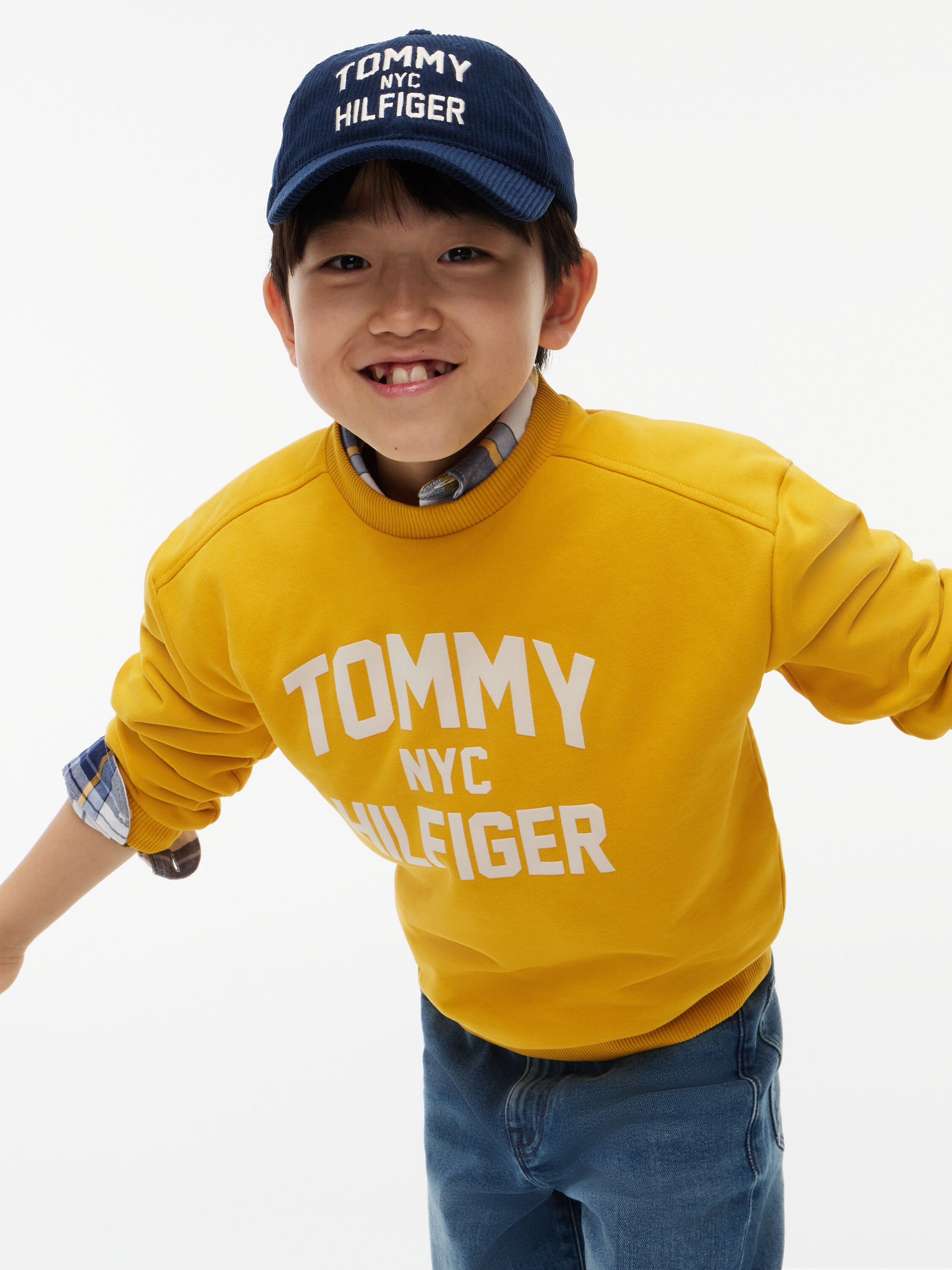 Kids' Logo Embroidery Corduroy Baseball Cap