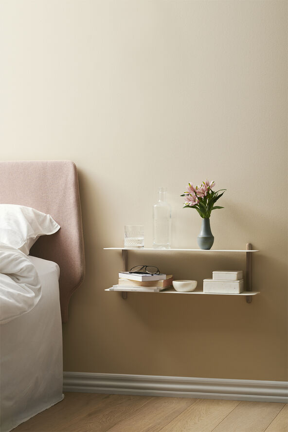 Nivo hylde F lys eg/ hvid