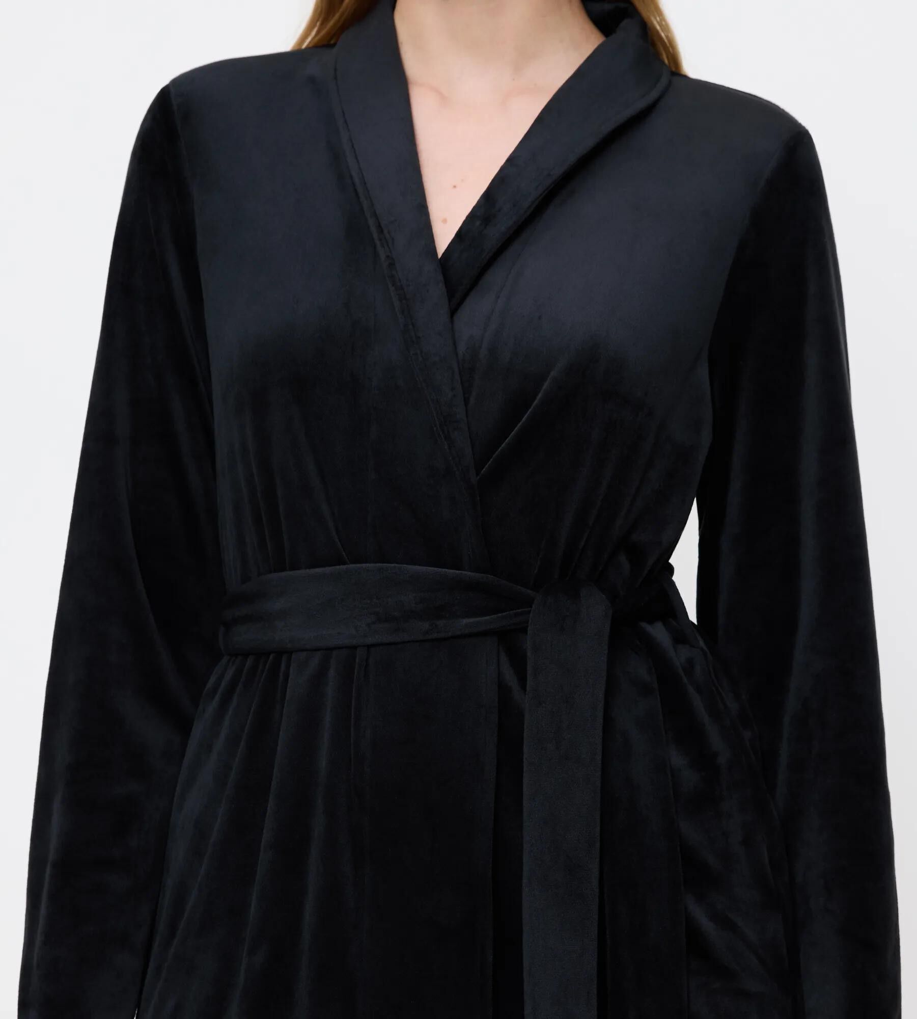 Sensual Velour Robe Top 01