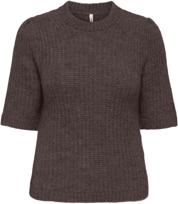 ONLSHINE SS PUFF O-NECK CC KNT