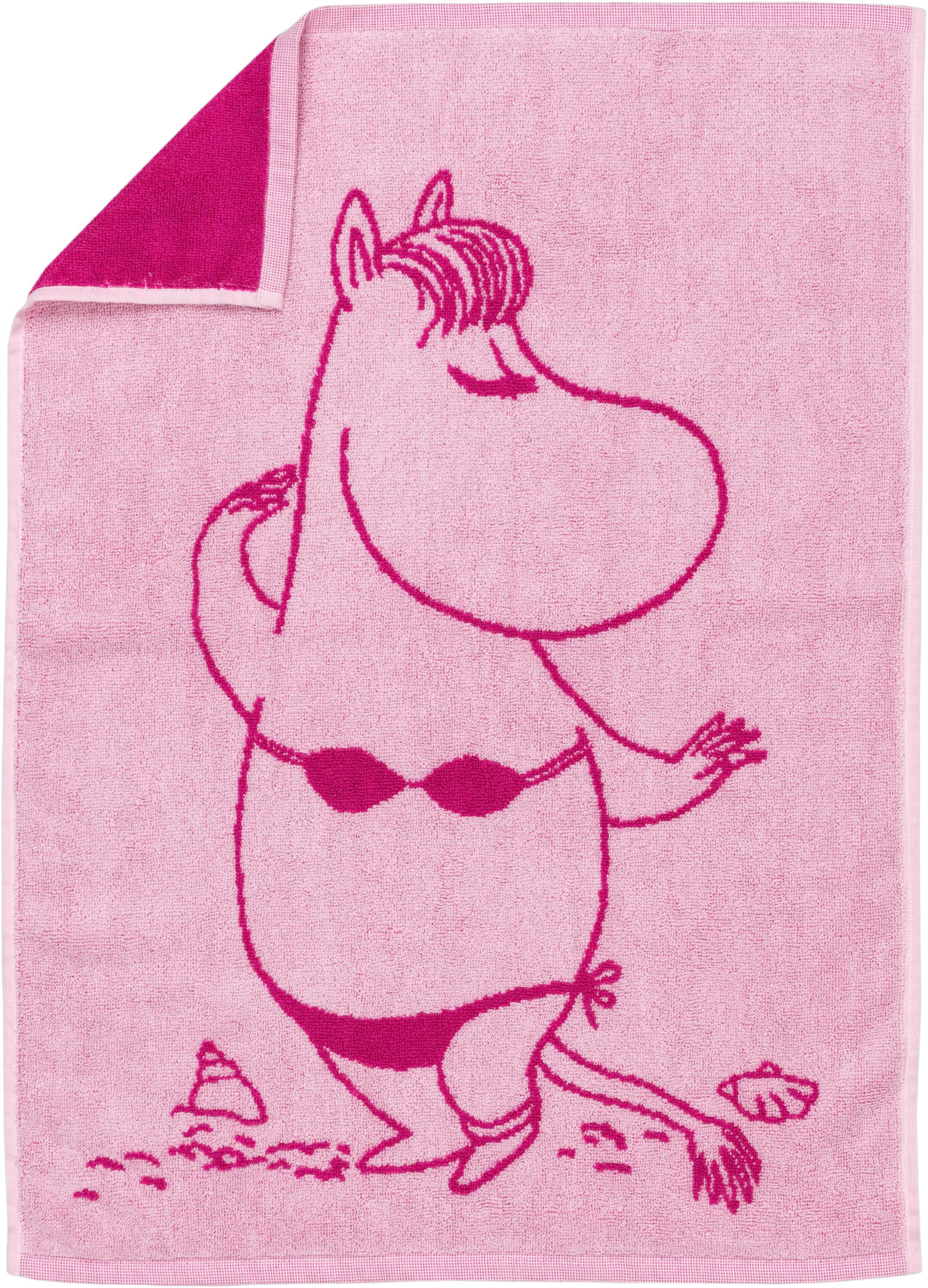 Moomin h. tw 50x70 Snorkmaiden pink GOTS