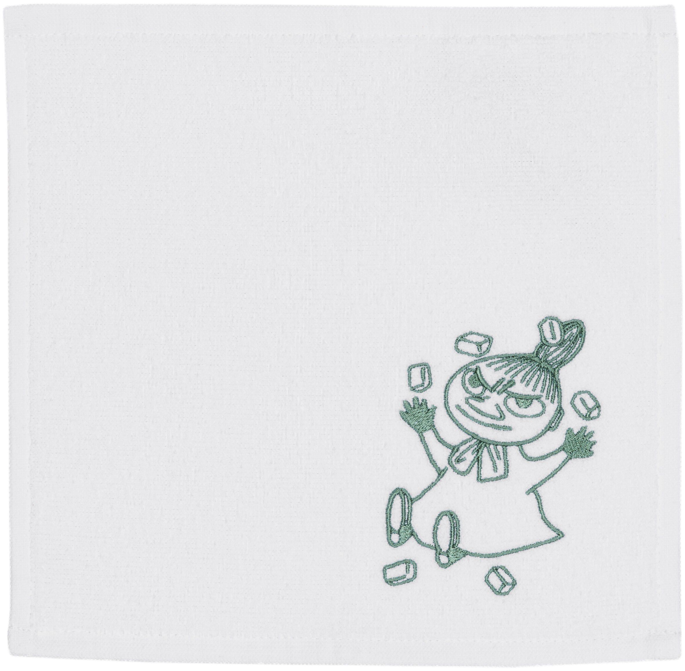 Moomin h&aring;ndkl&aelig;de 25x25 Gift of love, GOTS