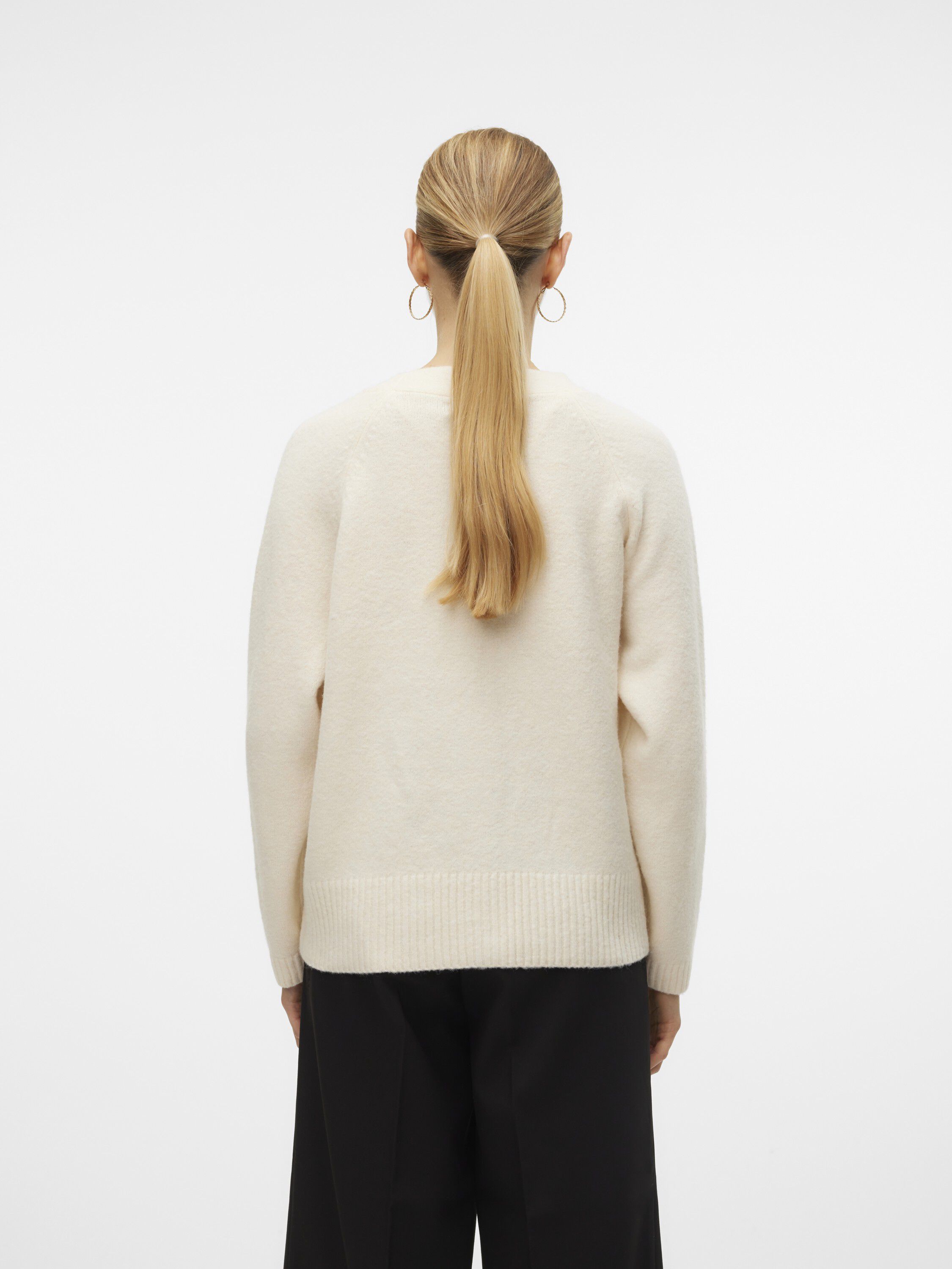 VMBOOM LS V-NECK BUTTON CARDIGAN GA