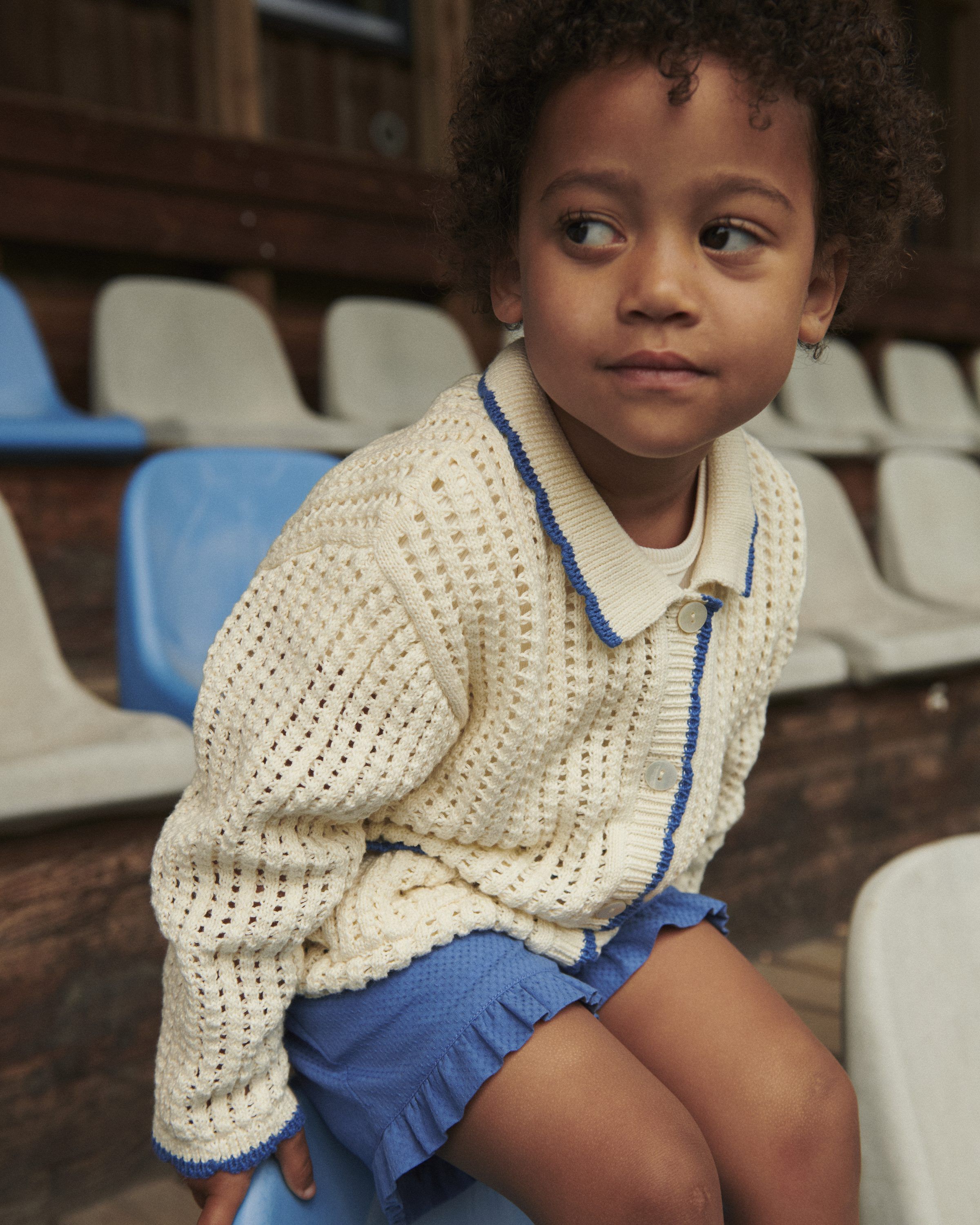 CROCHET LS CARDIGAN