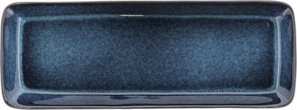 Serveringsfat rektangulært 38 x 14 cm Svart/Mørkblå