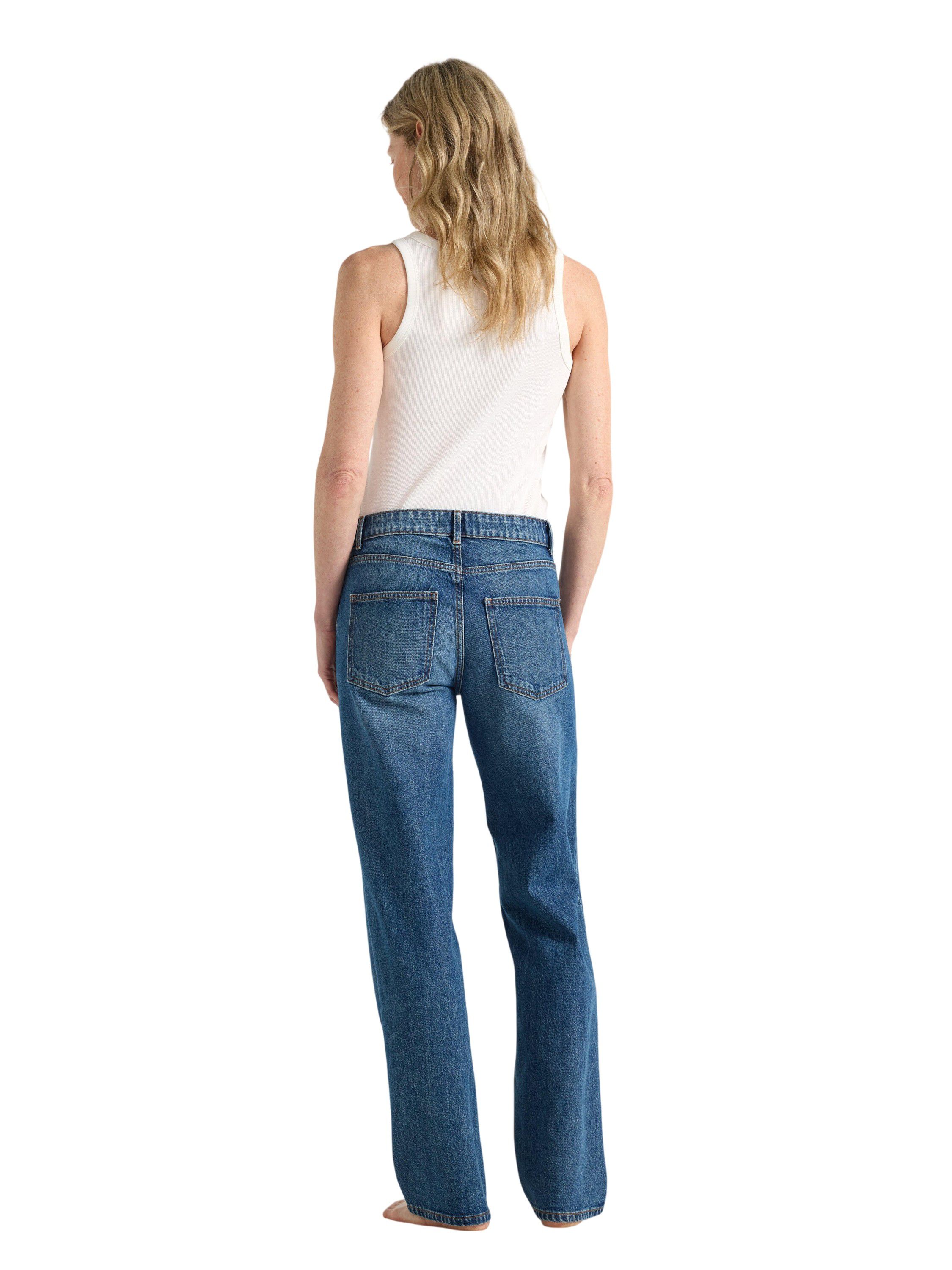 STRAIGHT Nea jeans med l&auml;tt stretch
