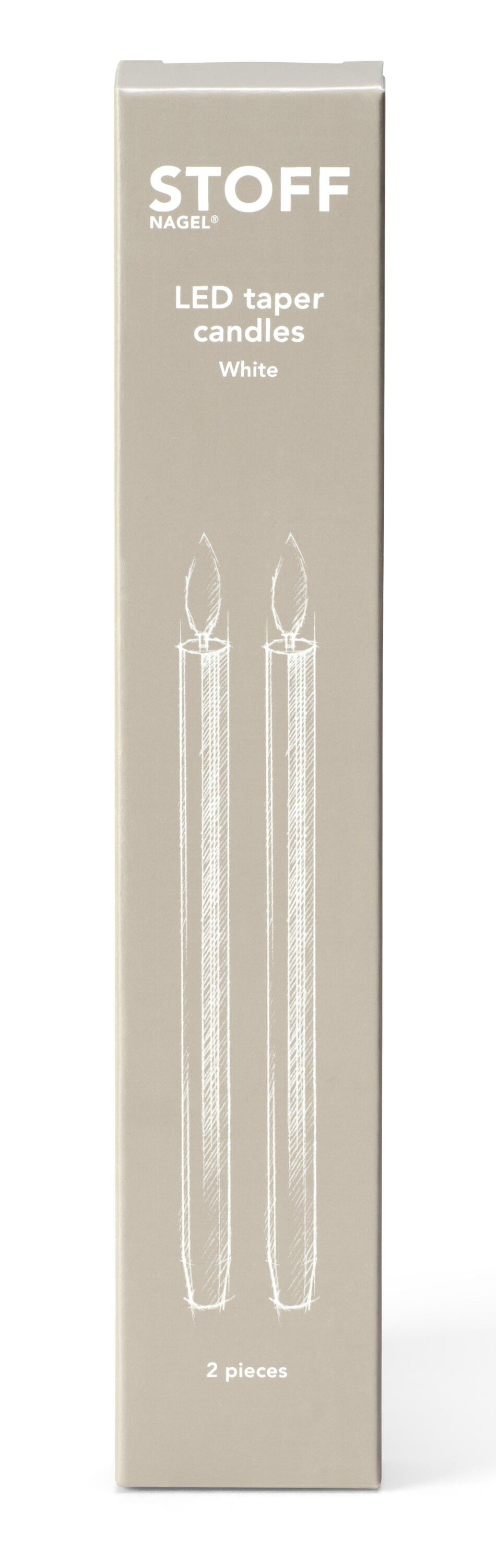 STOFF LED kertelys af Uyuni Lighting, 2 stk.