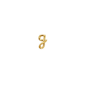 G Alphabet Single Earring