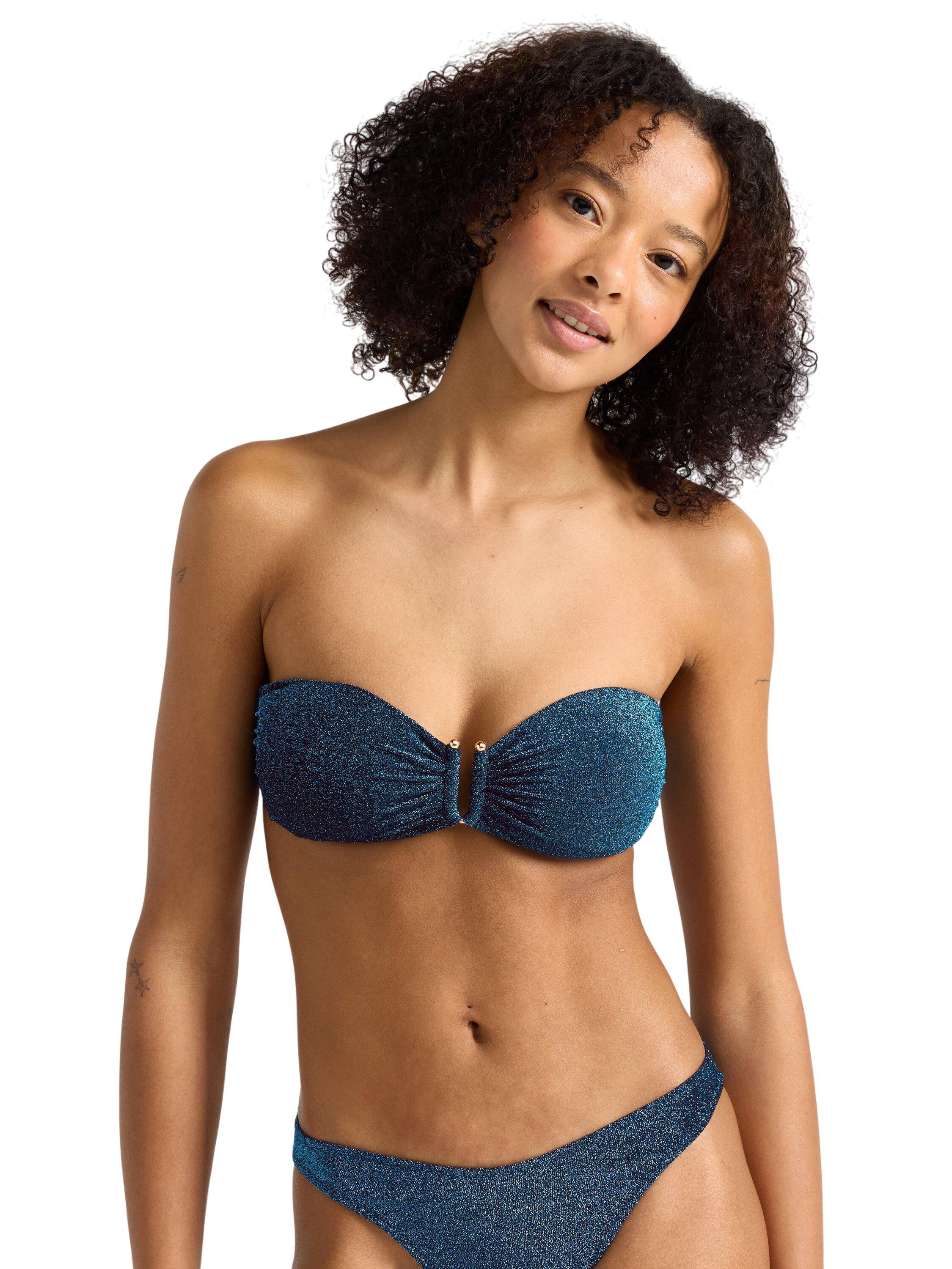 Foret bandeau bikini-bh lurex