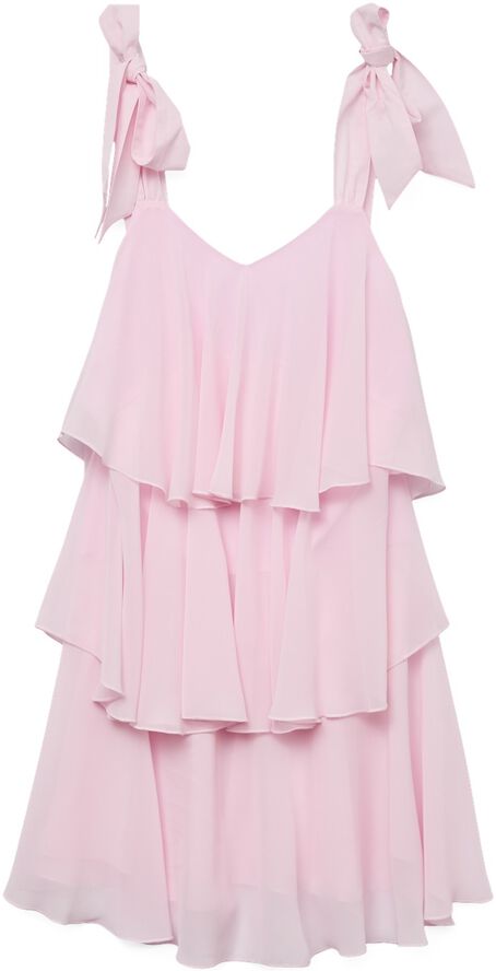 Vmfelicia Tiestrap Ruffle Short Dress Ex