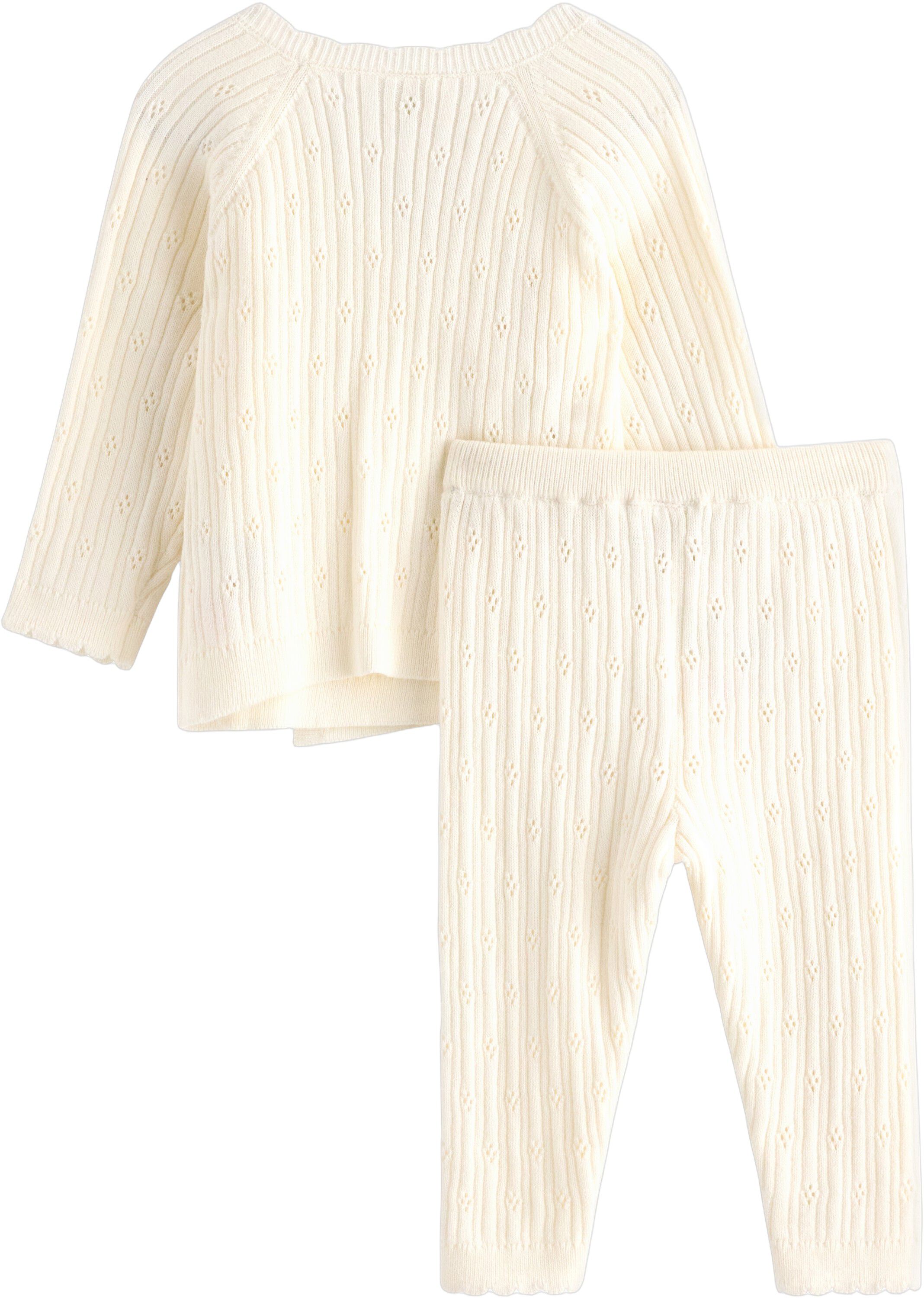 2-piece set with a wrap cardigan an