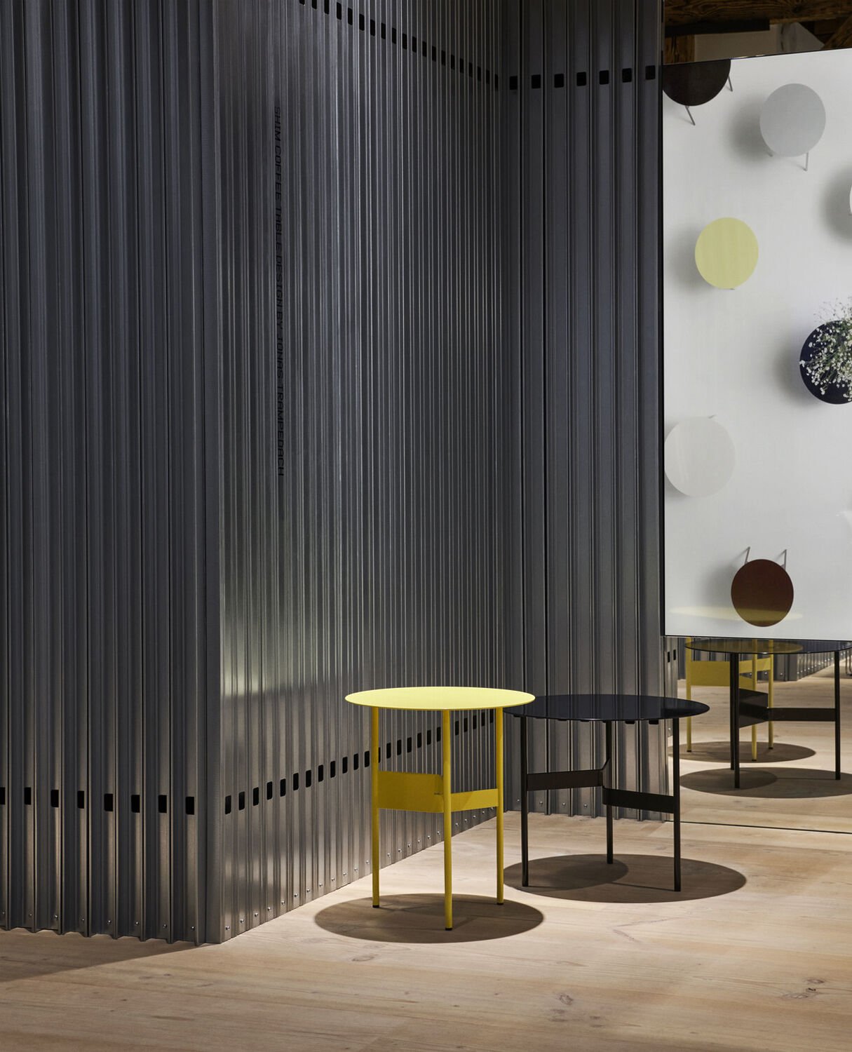 Shim Coffee Table-&Oslash;54 x H44-Black