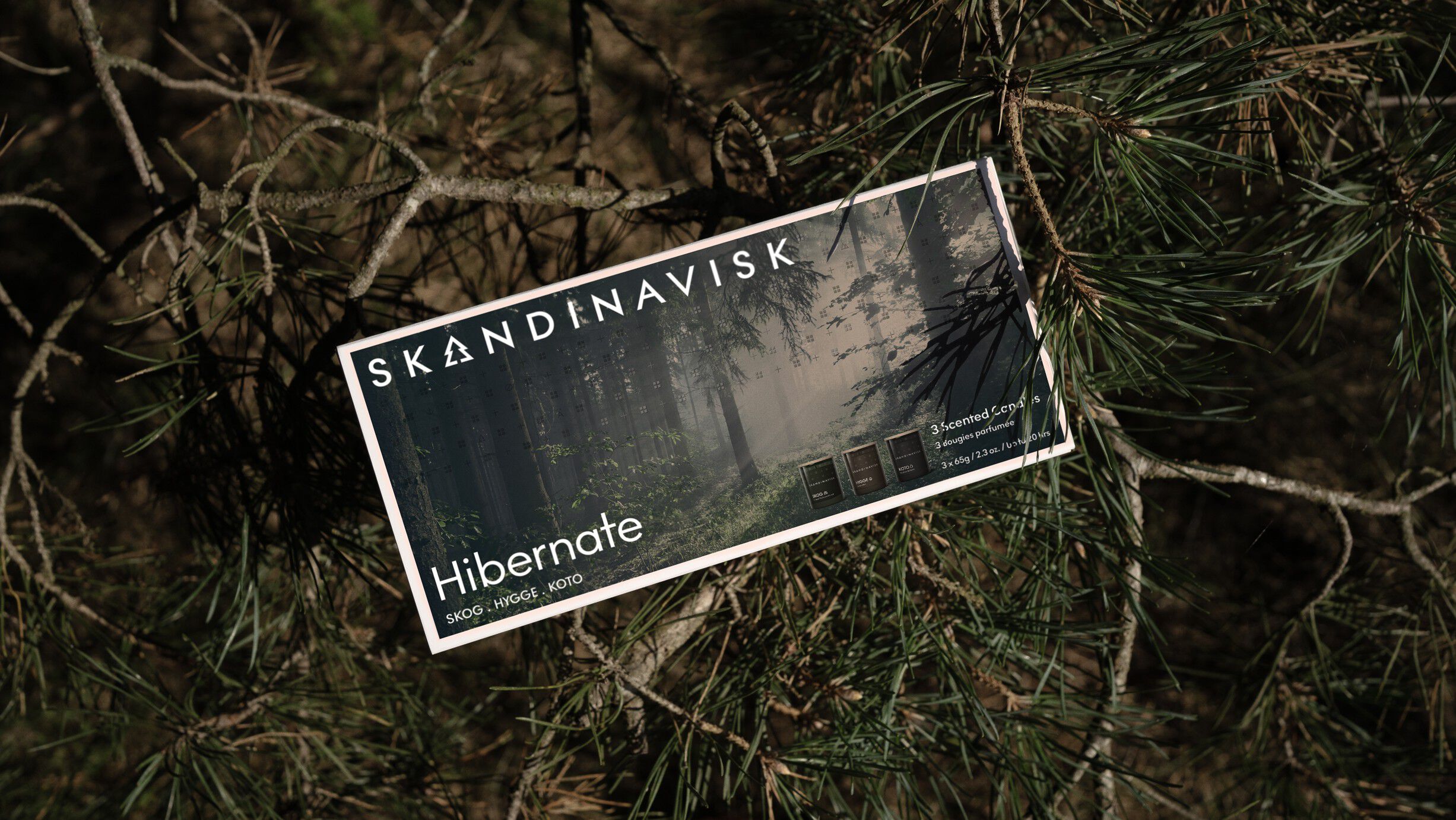 HIBERNATE Mini Candle Giftset 65g x 3