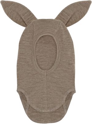 Balaclava Ears Wool Rib