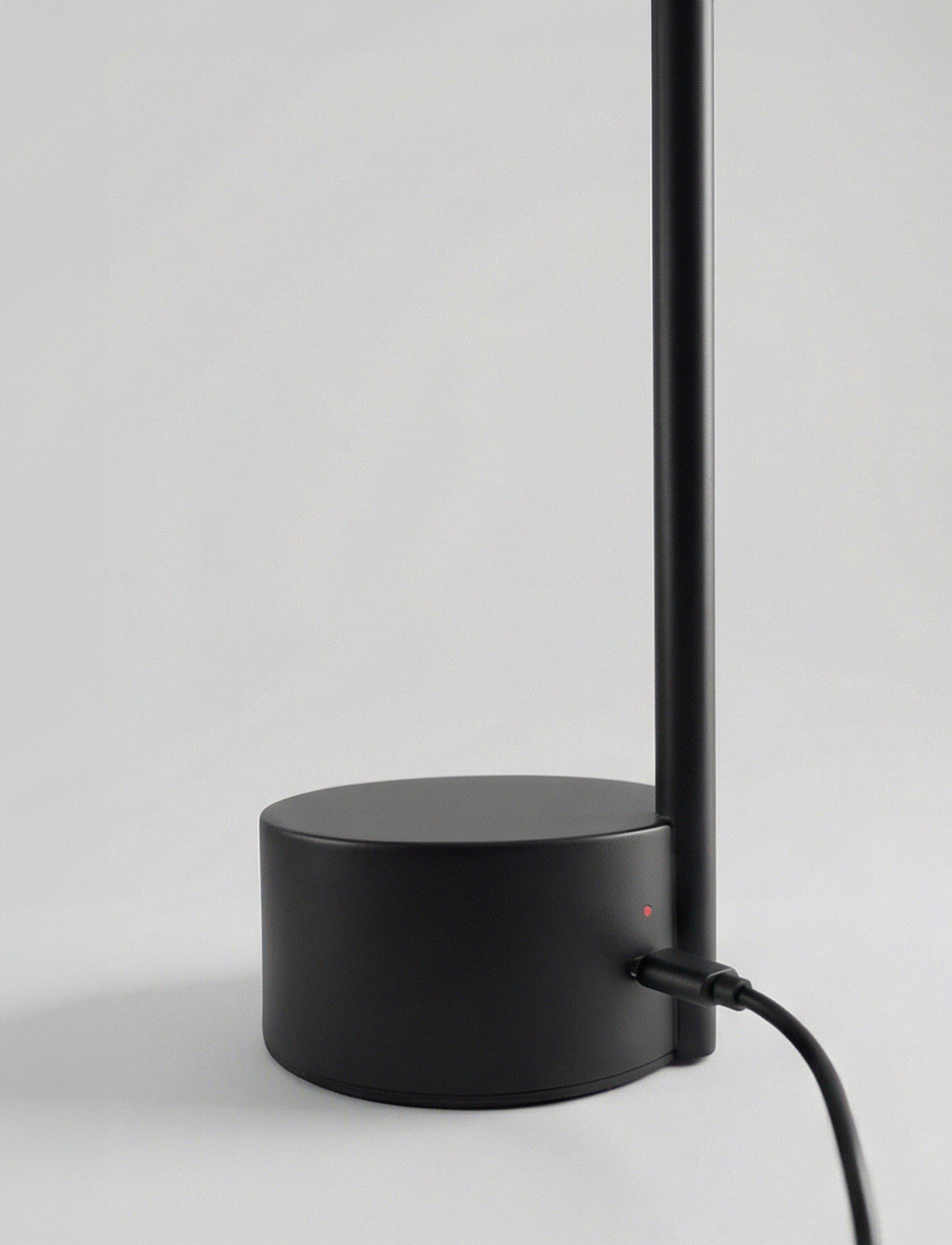 Vinkel LED lampe, portabel black