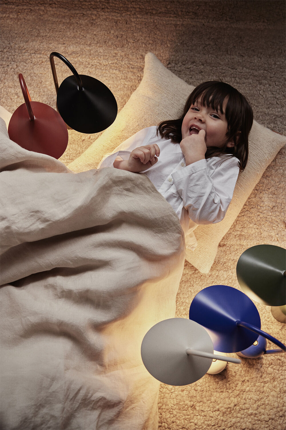 Arum Portable Lamp - Oxide Red