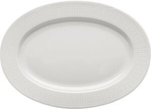 Swedish Grace Fad oval 32 cm Snehvid