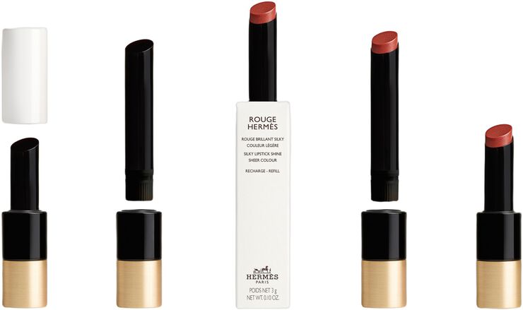 Rouge HermèsSilky Lipstick Shine15 Brun DAmbre Refill