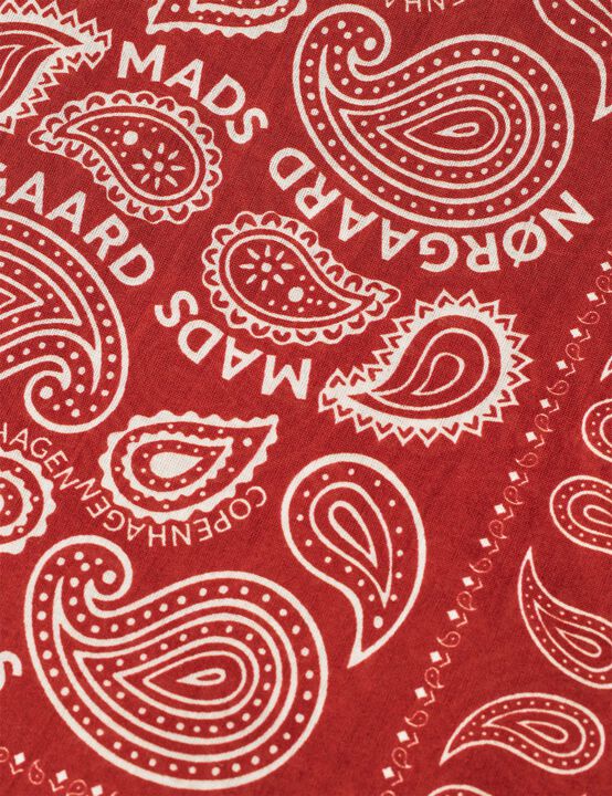Soft Cotton Paisley Scarf Solid