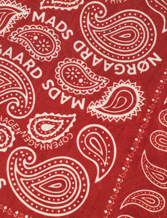 Soft Cotton Paisley Scarf Solid
