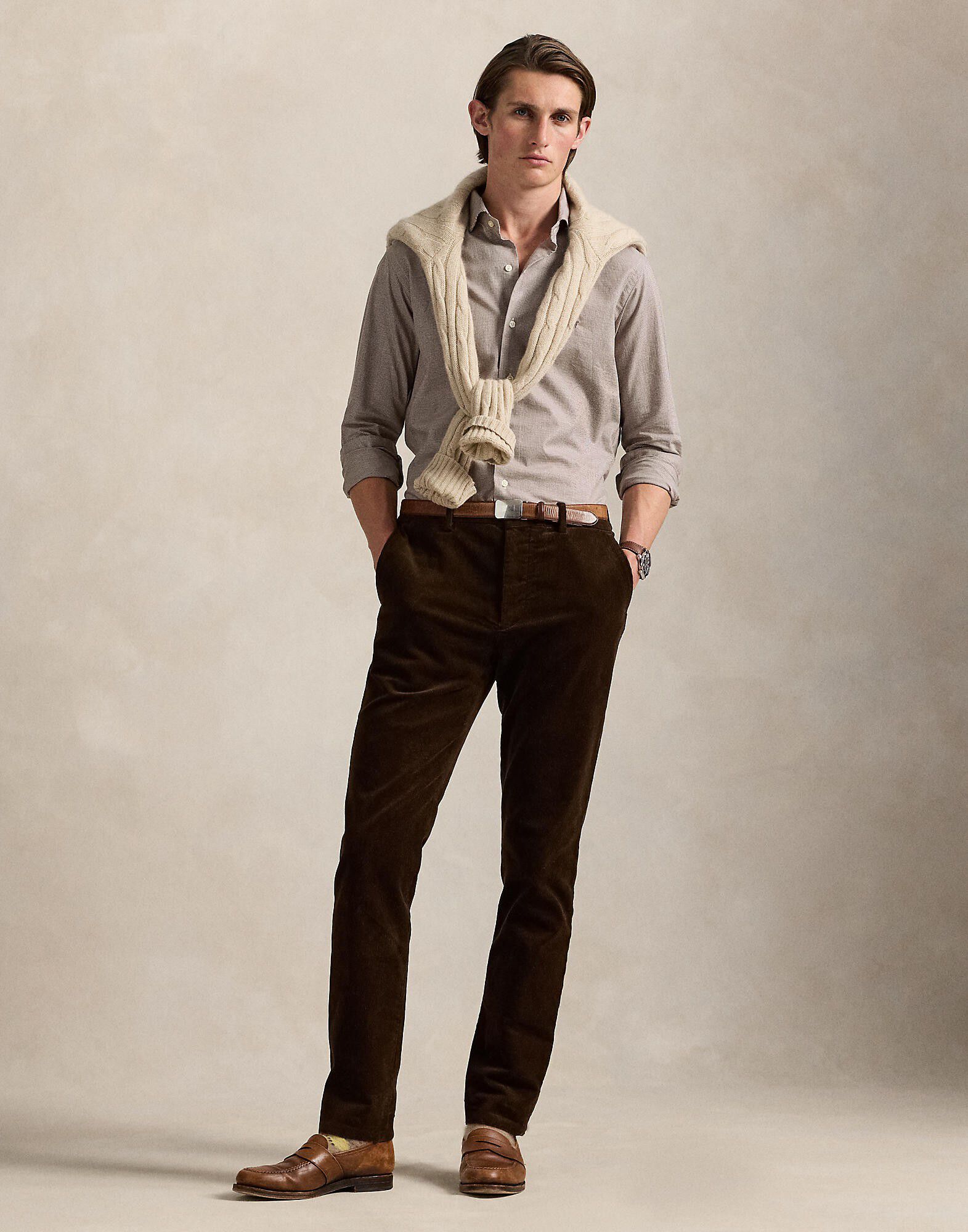 Custom Fit Houndstooth Twill Shirt