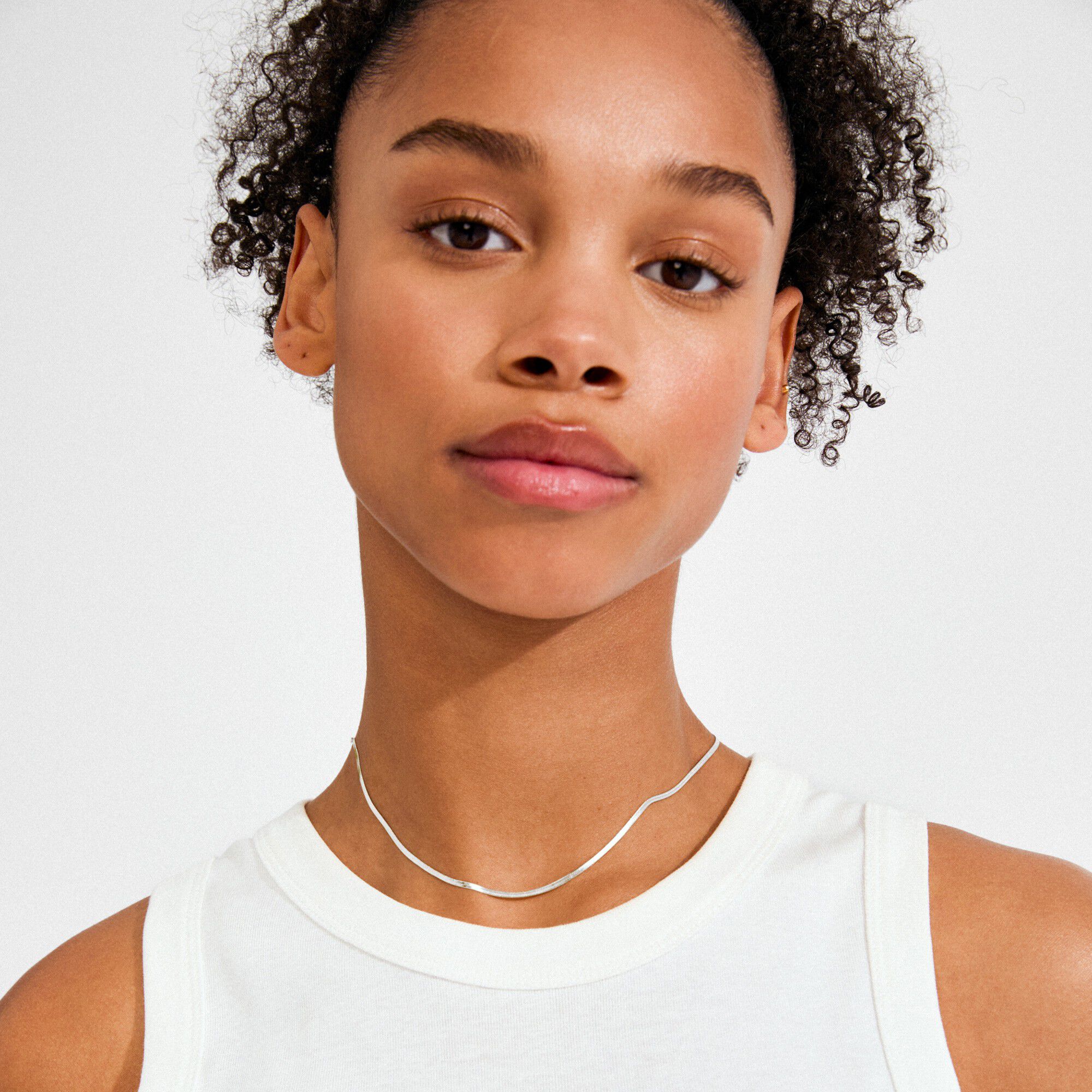 NIKITA halsk&aelig;de s&oslash;lvbelagt