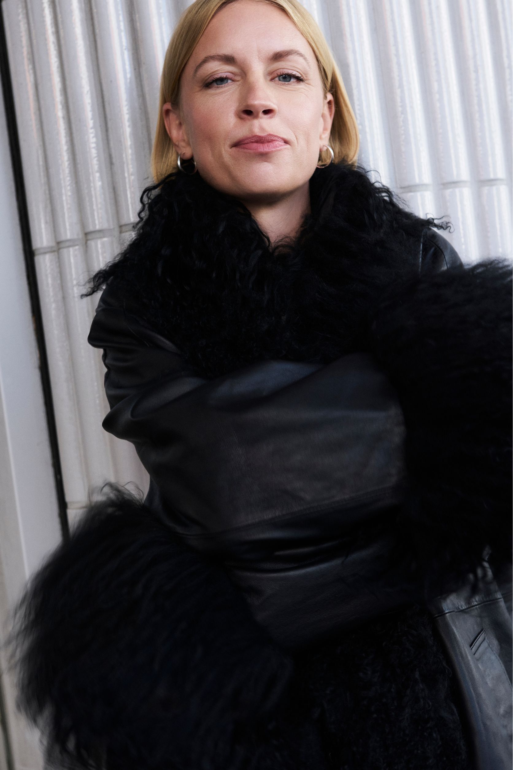 Hanna x MDNC Frakke &ndash; 100 % Lammeskinn (LWG)