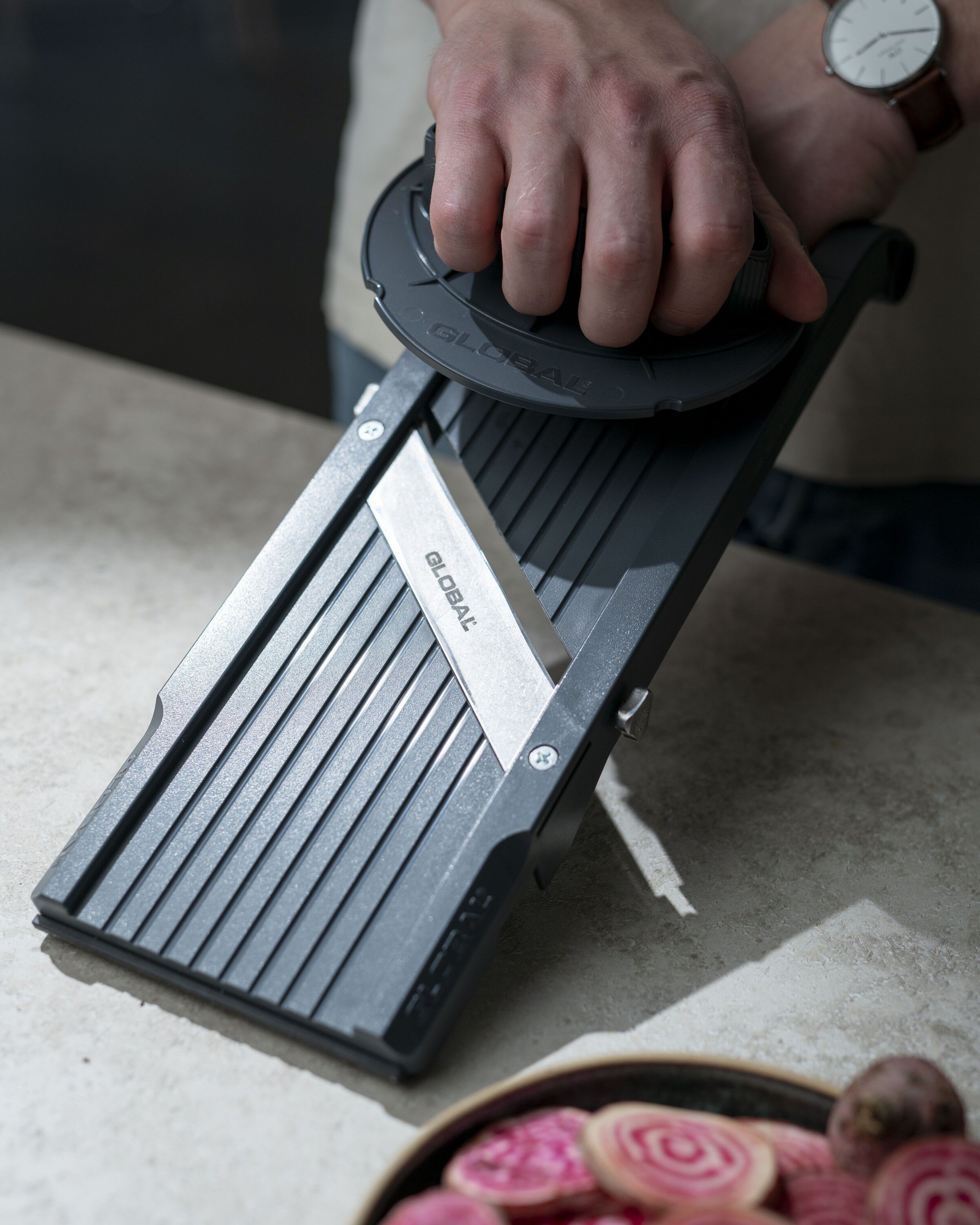 Mandolin 9,5cm gr&aring; - Global