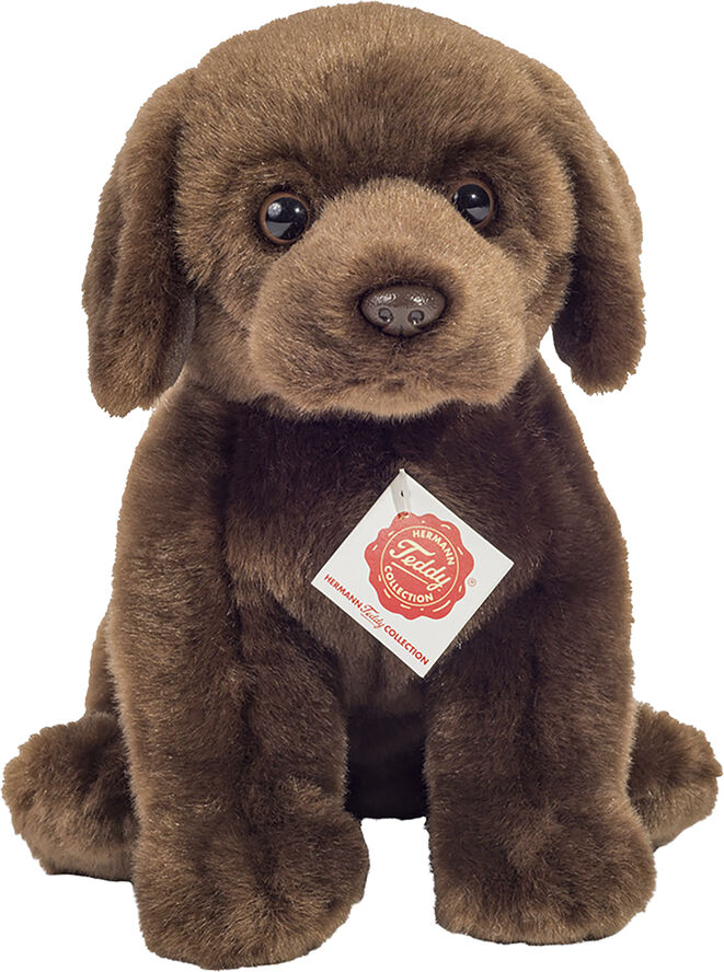 Teddy Hermann - Siddende Labrador brun 25 cm
