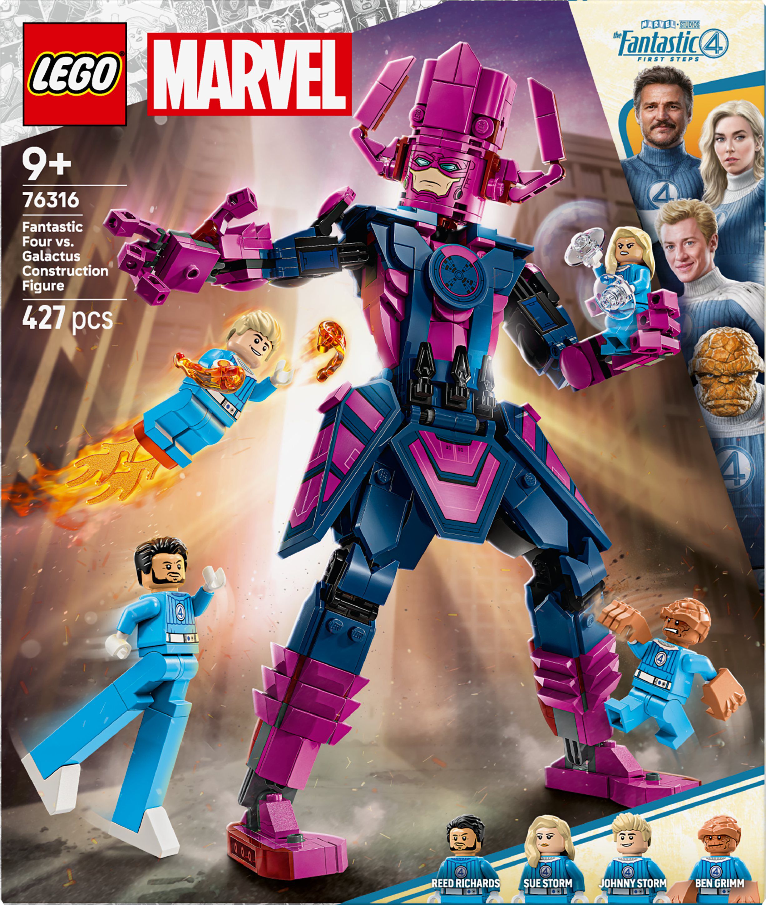 Fantastic Four mod Galactus-byggefigur 76316