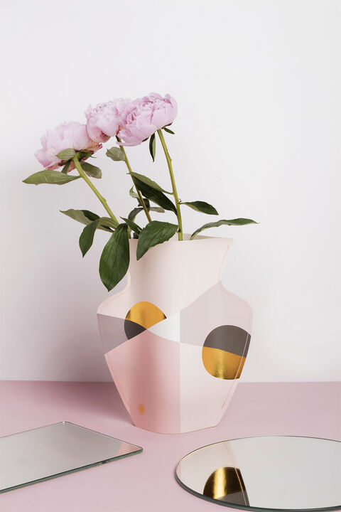 PAPER VASE SIENA PINK