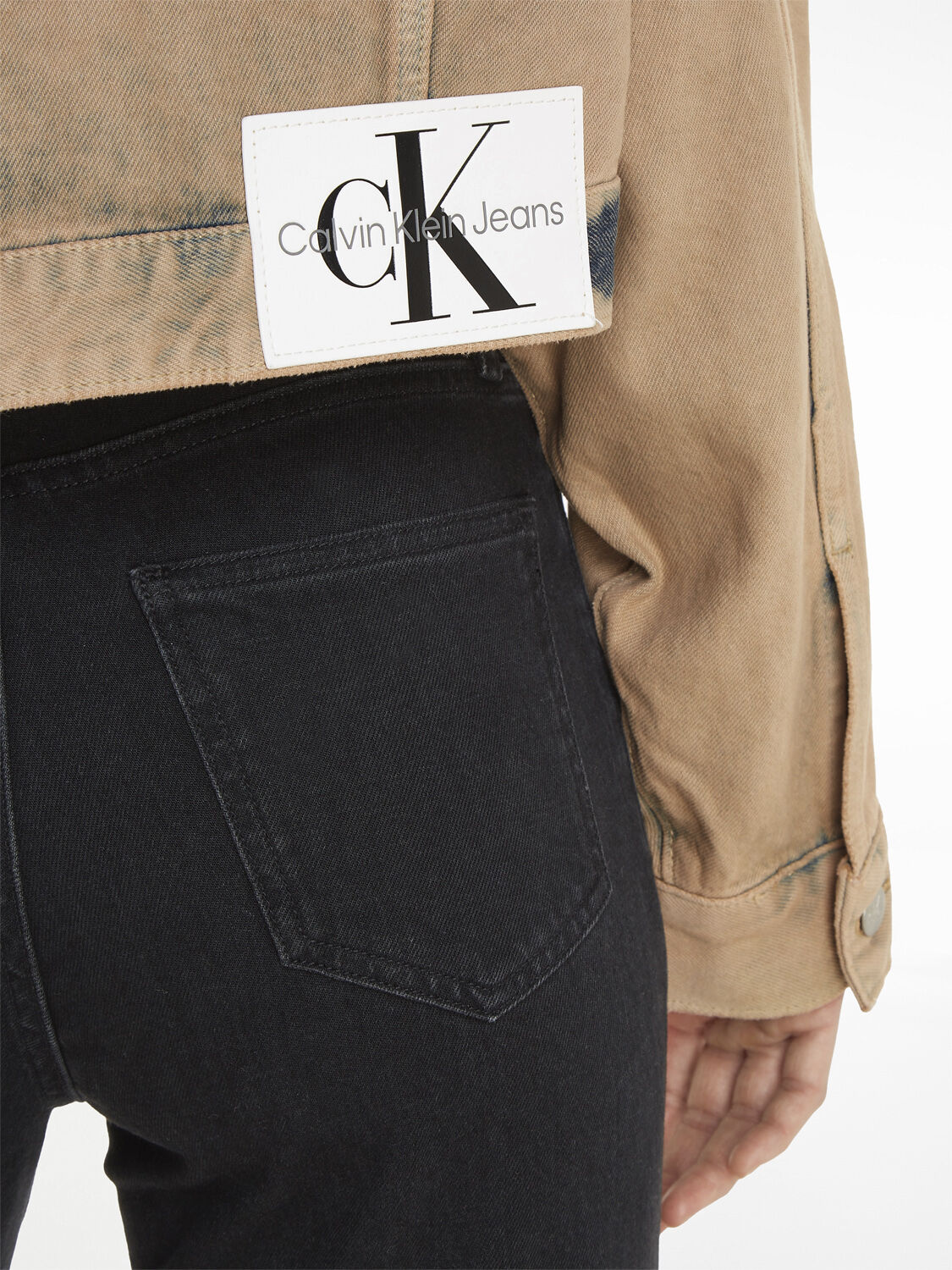 Denim cropped jacket