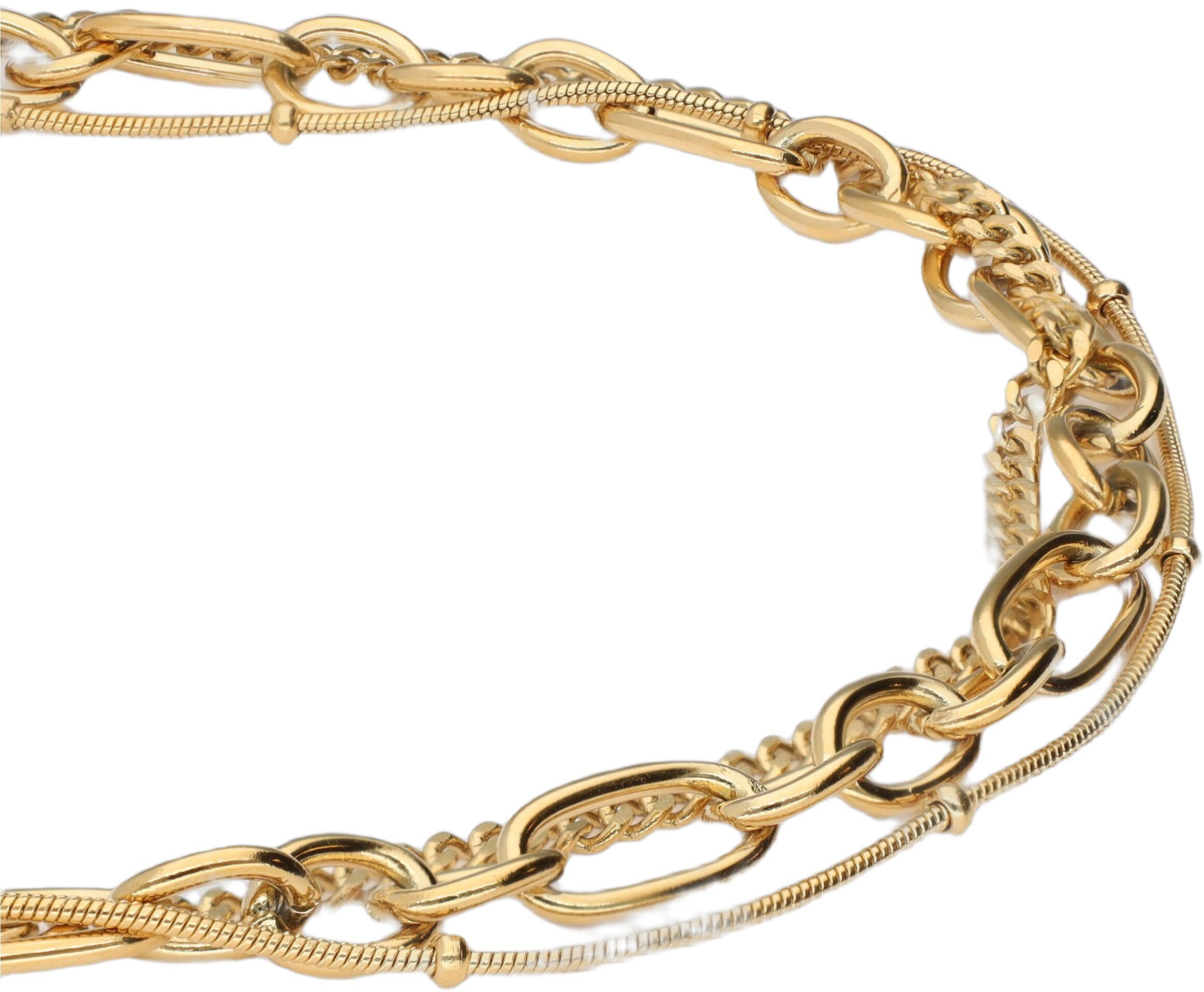 Bracelet three-layered balls