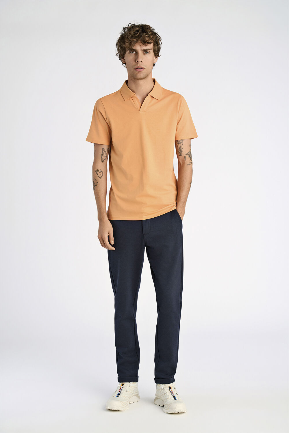 Stretch polo shirt S/S