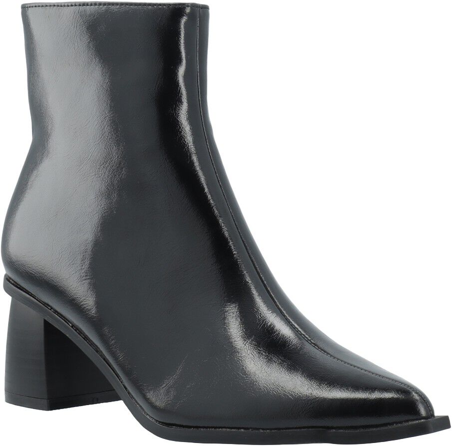 BIALEONORA Short Zip Boot Faux Leather