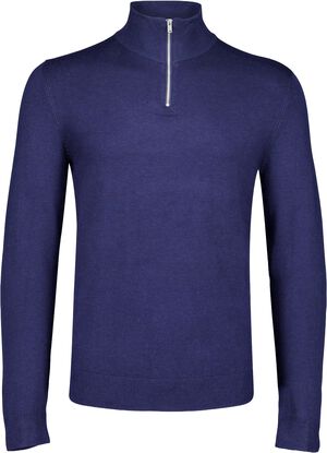 Ecovero half zip L/S knit